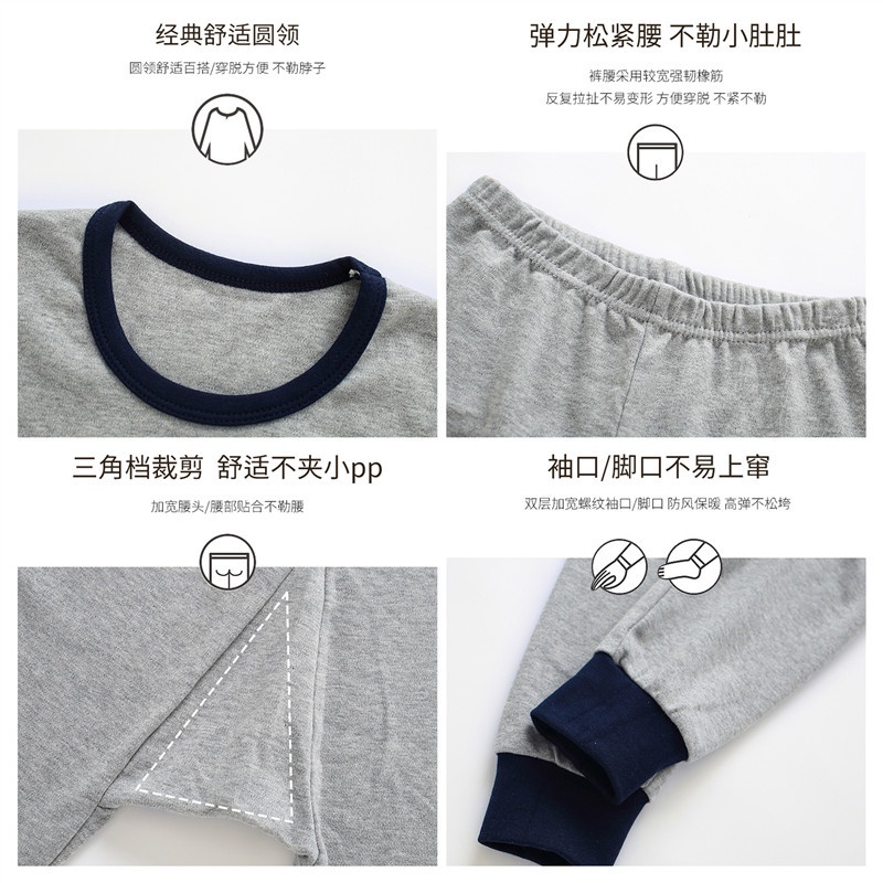 Bộ Đồ Ngủ Tay Dài Chất Liệu Cotton 140cm - 175cm Thời Trang Xuân Thu Cho Nam Nữ