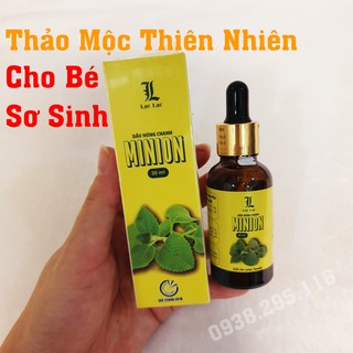 Dầu Húng Chanh 30ml - Khò khè, long đờm, giảm ho bé sơ sinh