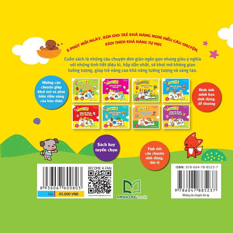 Sách: Truyện Kể 5 Phút - Những Câu Chuyện ấm Áp - TSTH