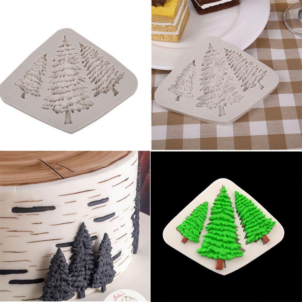 Khuôn silicone Tạo Hình Làm Bánh Kẹo Hình Cây