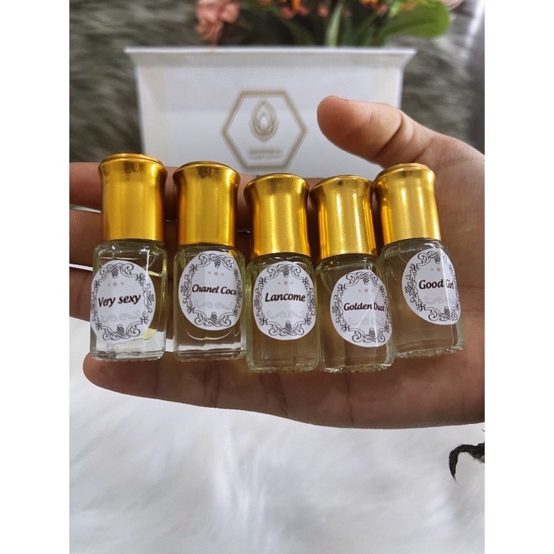 Set 5 Mùi Hương Tinh Dầu Dubai - Chính Hãng Chuẩn Độ Lưu Hương