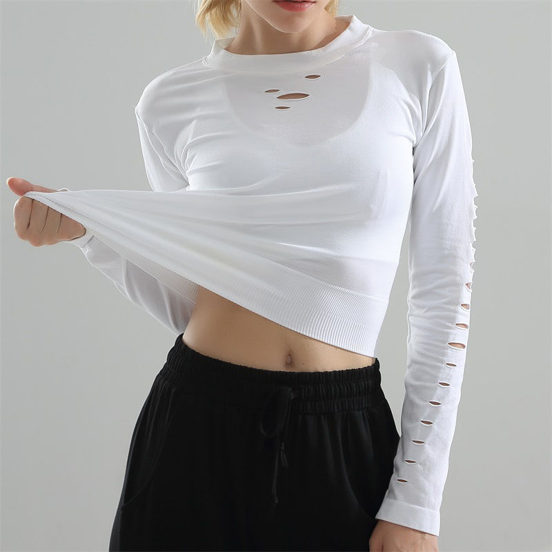 Áo yoga hàn quốc thể thao tay dài nữ,tops thể thao -LS1107