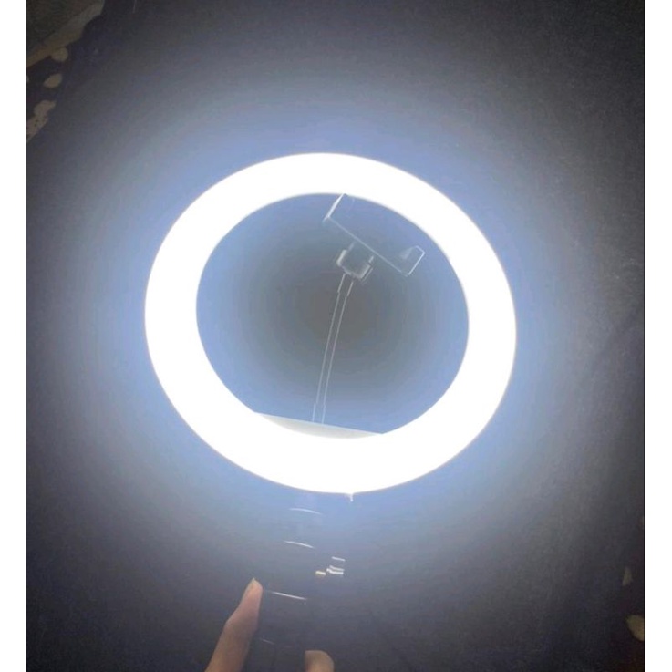 Đèn livestream để bàn 26cm kèm kẹp điện thoại