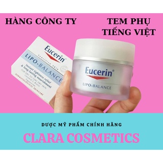 Kem Dưỡng Ẩm Cho Da Khô Và Nhạy Cảm Eucerin Lipo Balance 50ml