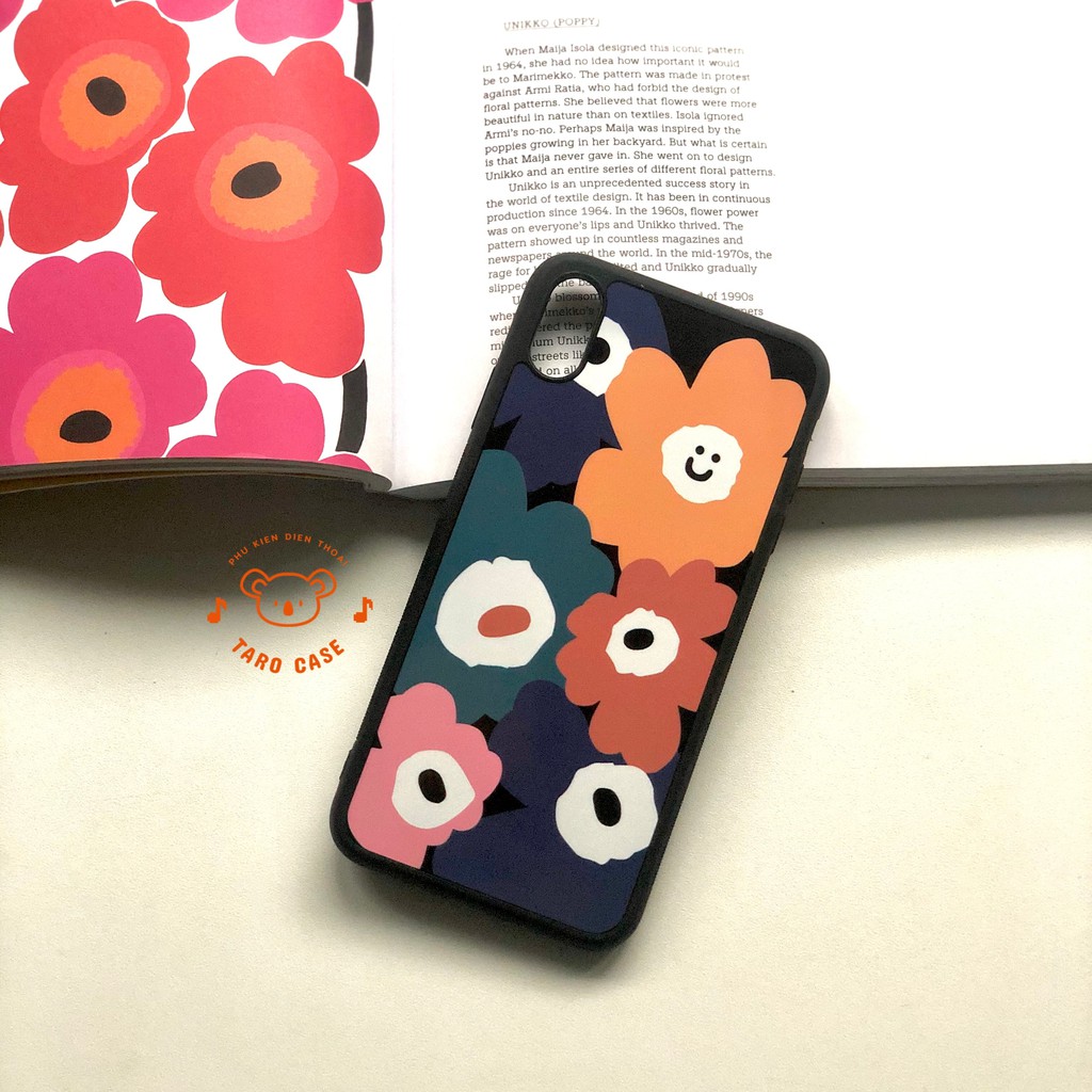 Ốp iphone ⚡ 𝐅𝐑𝐄𝐄𝐒𝐇𝐈𝐏 ⚡ Ốp iphone silicon 4 lớp chống va đập  Fun trumpet flower