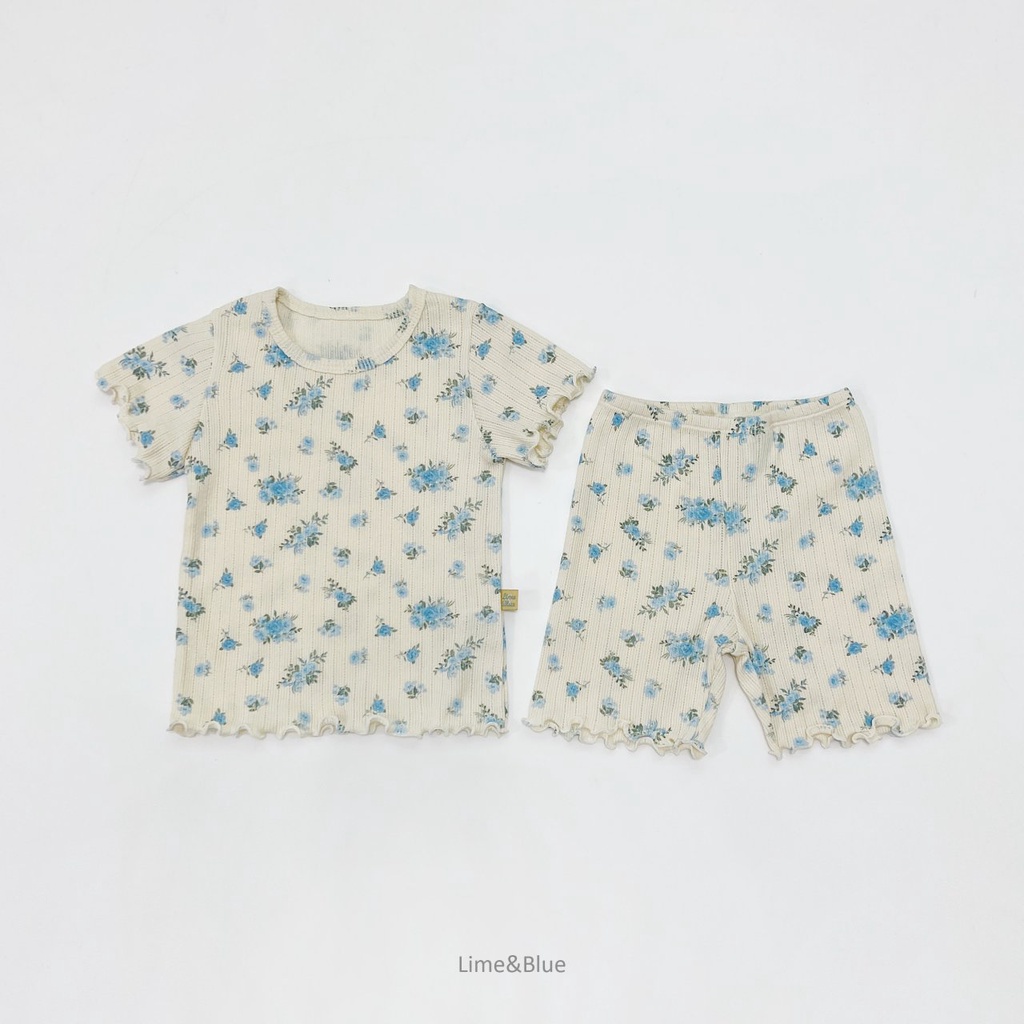 Lime&Blue bộ đồ hoa Venorica cho bé