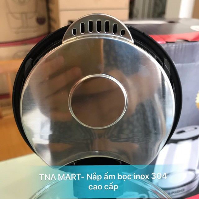 [HÀNG CHÍNH HÃNG] Ấm siêu tốc thuỷ tinh Rapido model 2019 RK1818 1,8L