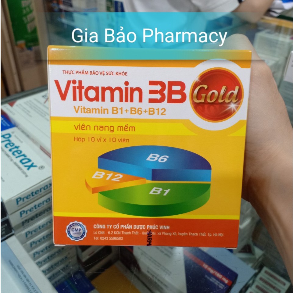 Viên uống VITAMIN 3B Phúc Vinh giúp bồi bổ cơ thể