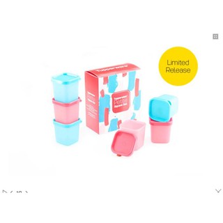 Tupperware bộ 6 hộp vuông nhỏ đựng đồ tiện dụng