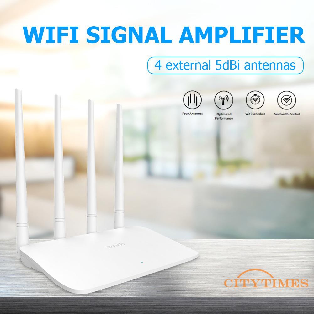 〖Ci〗 Tenda F6 300M WiFi Router 4x 5dBi Antennas 2.4GHz Wireless Signal Extender | WebRaoVat - webraovat.net.vn