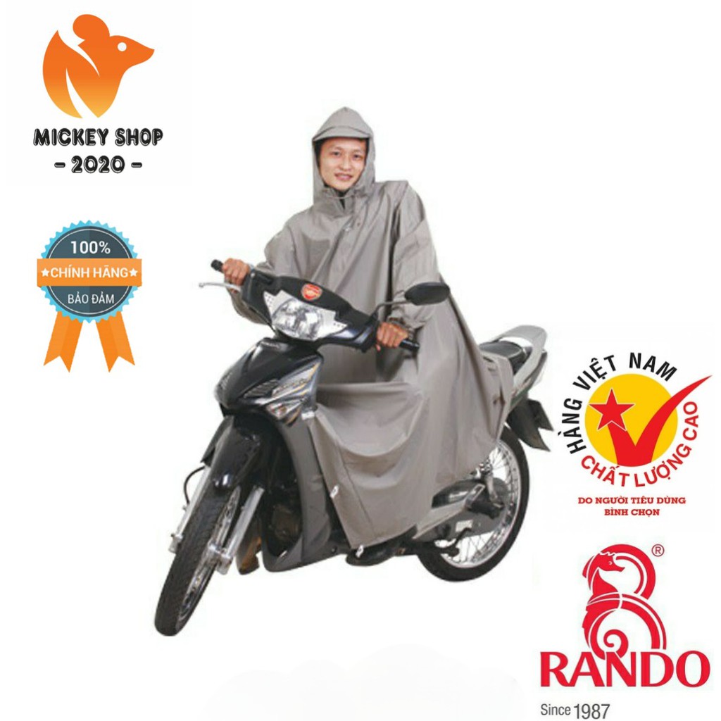 [MUA NHIỀU] ÁO MƯA RANDO PONCHO COSY “KHÔNG ƯỚT ỐNG QUẦN” APPS-16