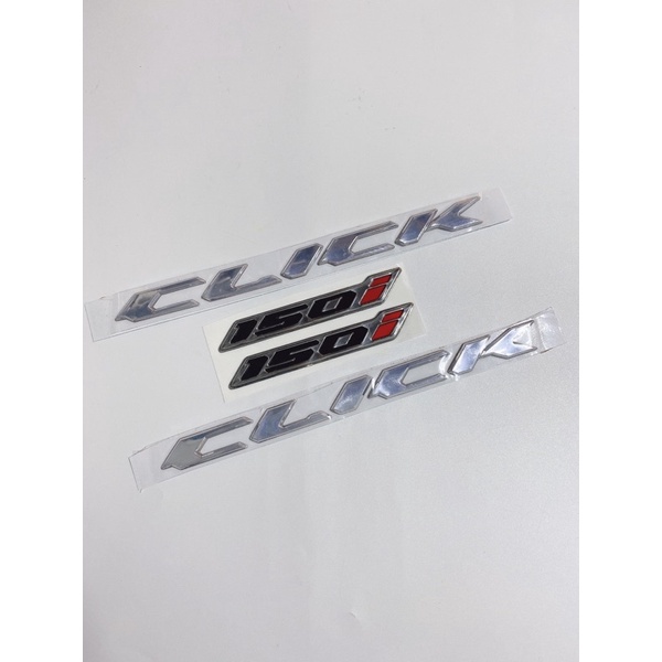 Cặp tem dán chữ nổi Click số 125i 150i siêu đẹp, siêu bền và chắc chắn