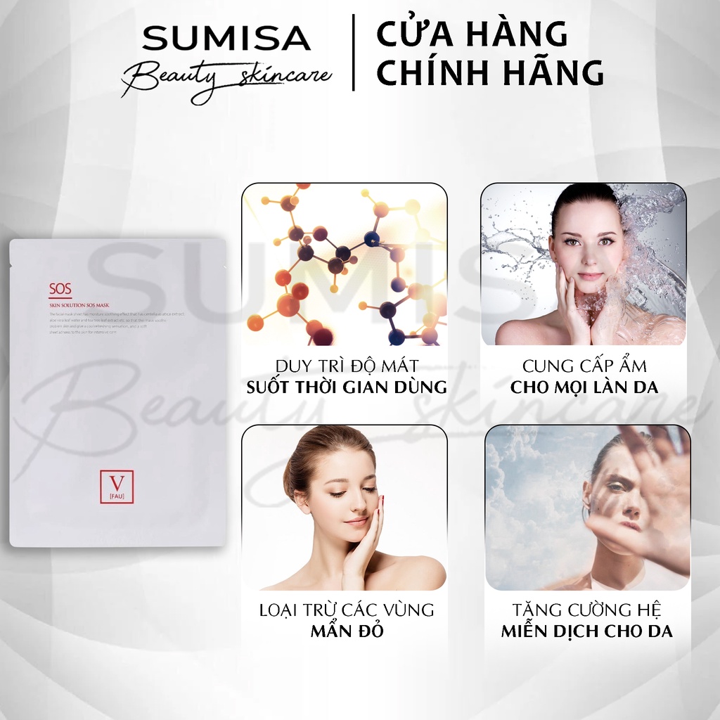 FAU Skin Solution SOS Mask - mặt nạ hồi phục da cấp tốc