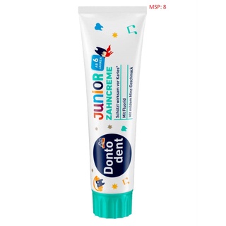Kem đánh răng trẻ em dontodent junior trên 6 tuổi, 100ml