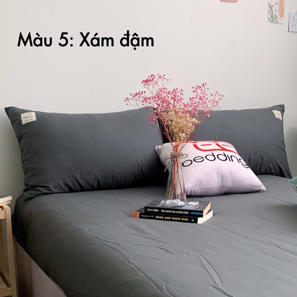 Vỏ gối nằm Cotton TC REE Bedding VN79 kích thước 50x70cm màu trơn Hàn Quốc đơn giản | BigBuy360 - bigbuy360.vn