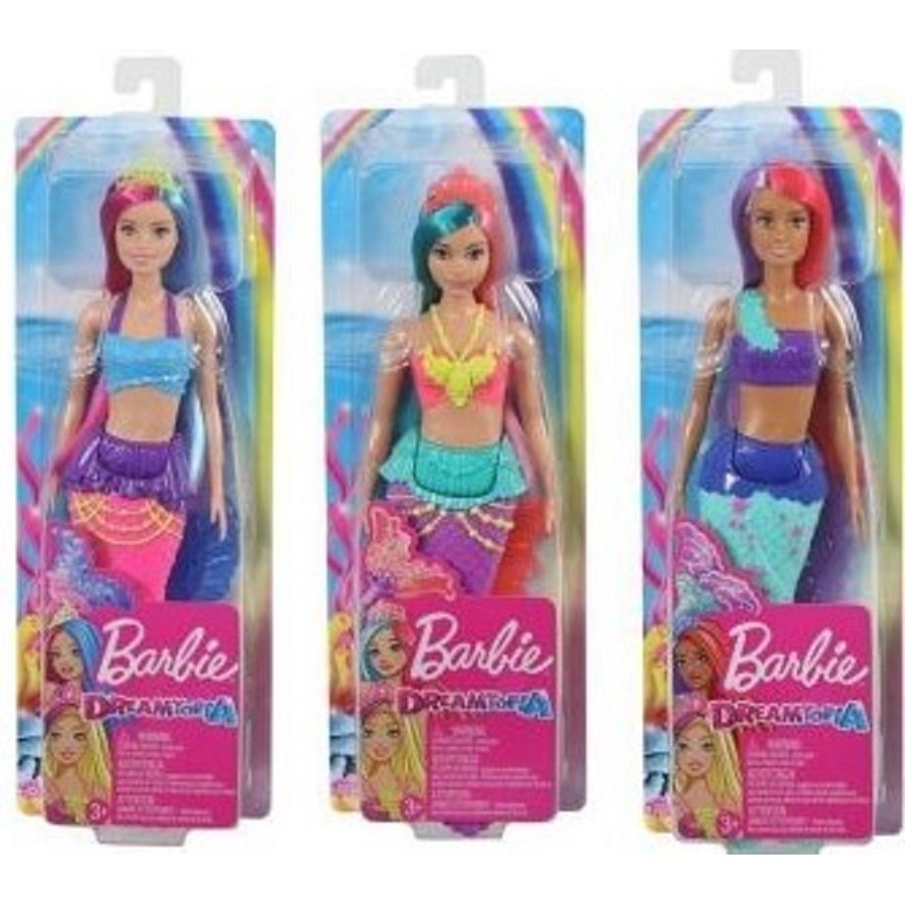 Búp Bê Barbie Nàng Tiên Cá Dễ Thương Xinh Xắn Dành Cho Bé Gái