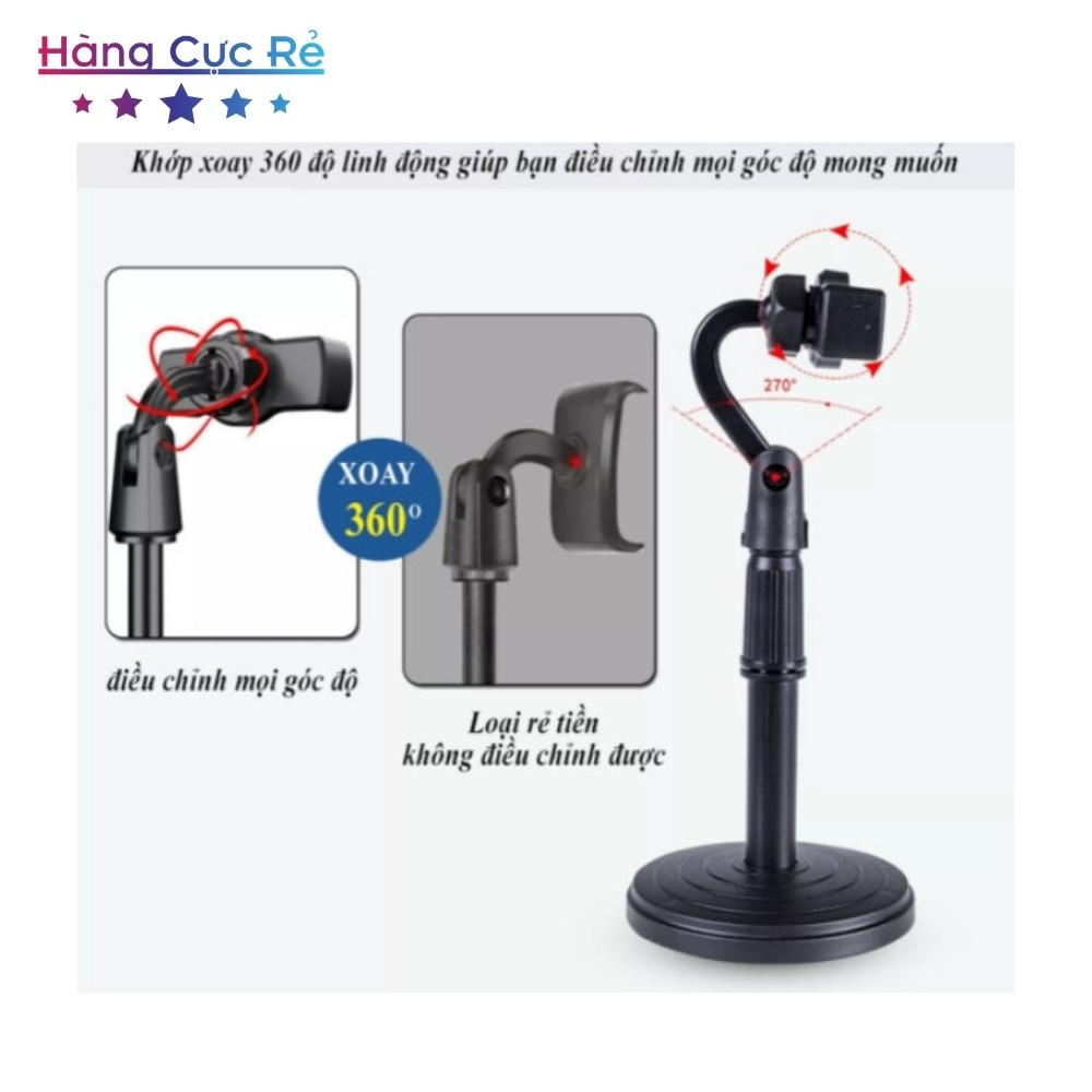 Giá đỡ điện thoại để bàn Livestream, Xem phim, Chụp hình, Quay video 360 - Shop Hàng Cực Rẻ