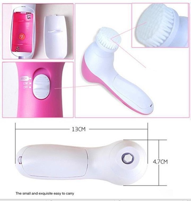 Máy Rửa Mặt, Máy Massage Mặt 5 In 1 Beauty Care Massager đa dạng tiện dụng nhiều chức năng