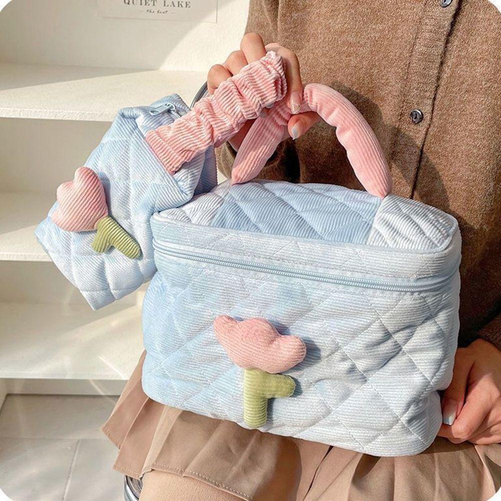 Túi Đựng Mỹ Phẩm Trong Suốt Hình Vuông 26Ede