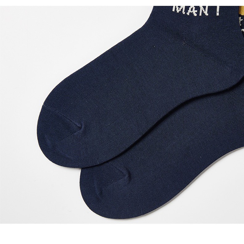 Tất cổ cao Nam nữ In hình Hoạt hình Simson Cá tính Cao cấp Cotton Thu Đông Vớ Nam Nữ Unisex Cao cổ Cá tinh