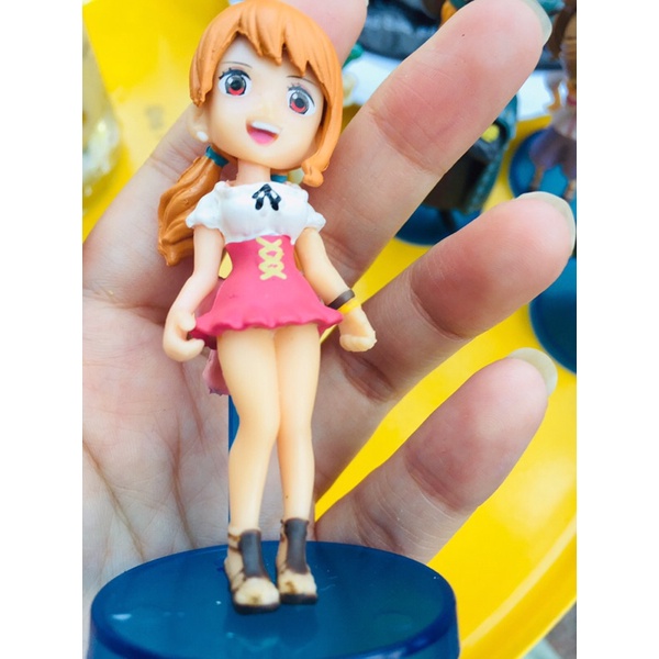 Mô Hình  Onepiece 8cm Luffy Chopper Nami Lucy CharLotte Pudding Brook ShiShiLian