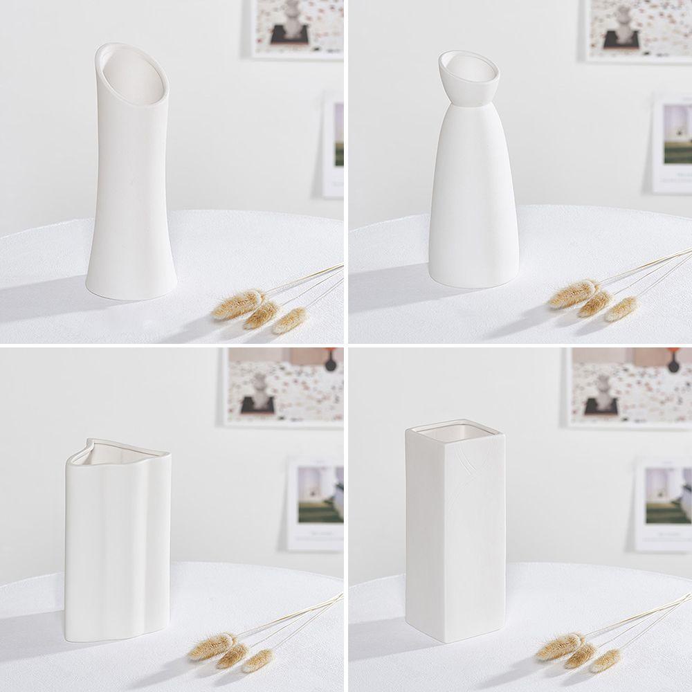 Bình Hoa Sứ Thiết Kế Đơn Giản Dùng Trang Trí Nhà Cửa|Chậu Hoa Thủy Canh Thiết Kế Dễ Thương Chuyên Dùng