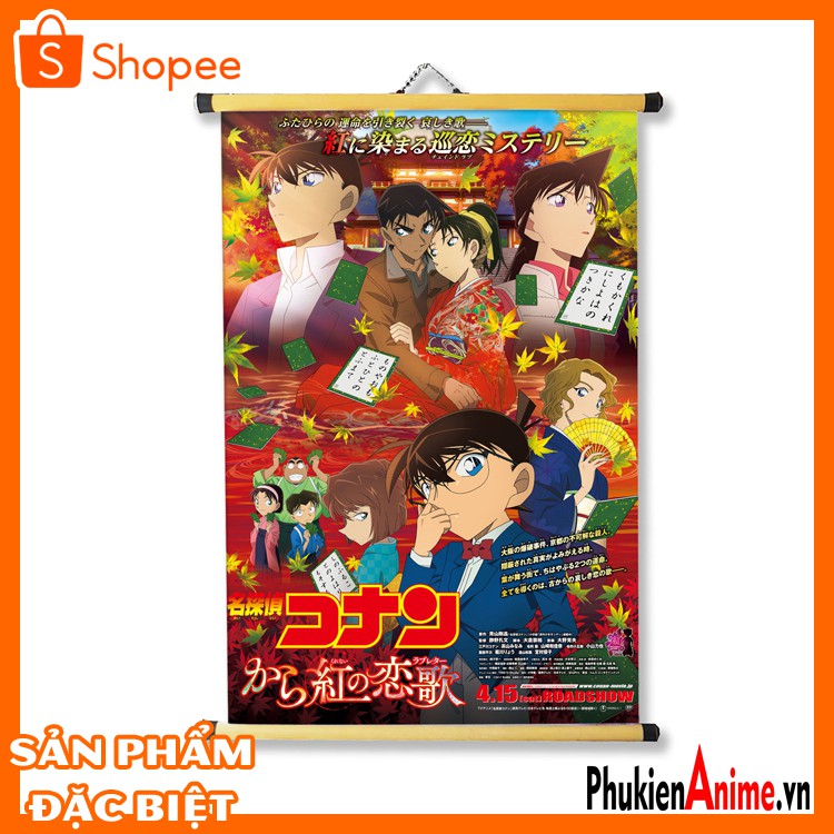 Shop Anime Hcm - Tranh treo vải 40x60 Anime Conan