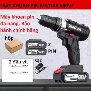 [BẢO HÀNH 12 THÁNG]  Máy Khoan Pin Matian 680VF đa chức năng. MUA HÀNG  LỖI 1 ĐỔI 1