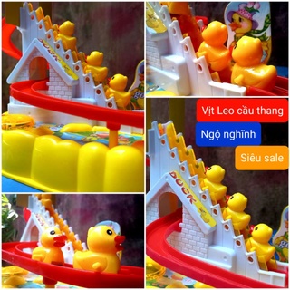Vịt leo cầu thang có nhạc - Đồ chơi cho bé