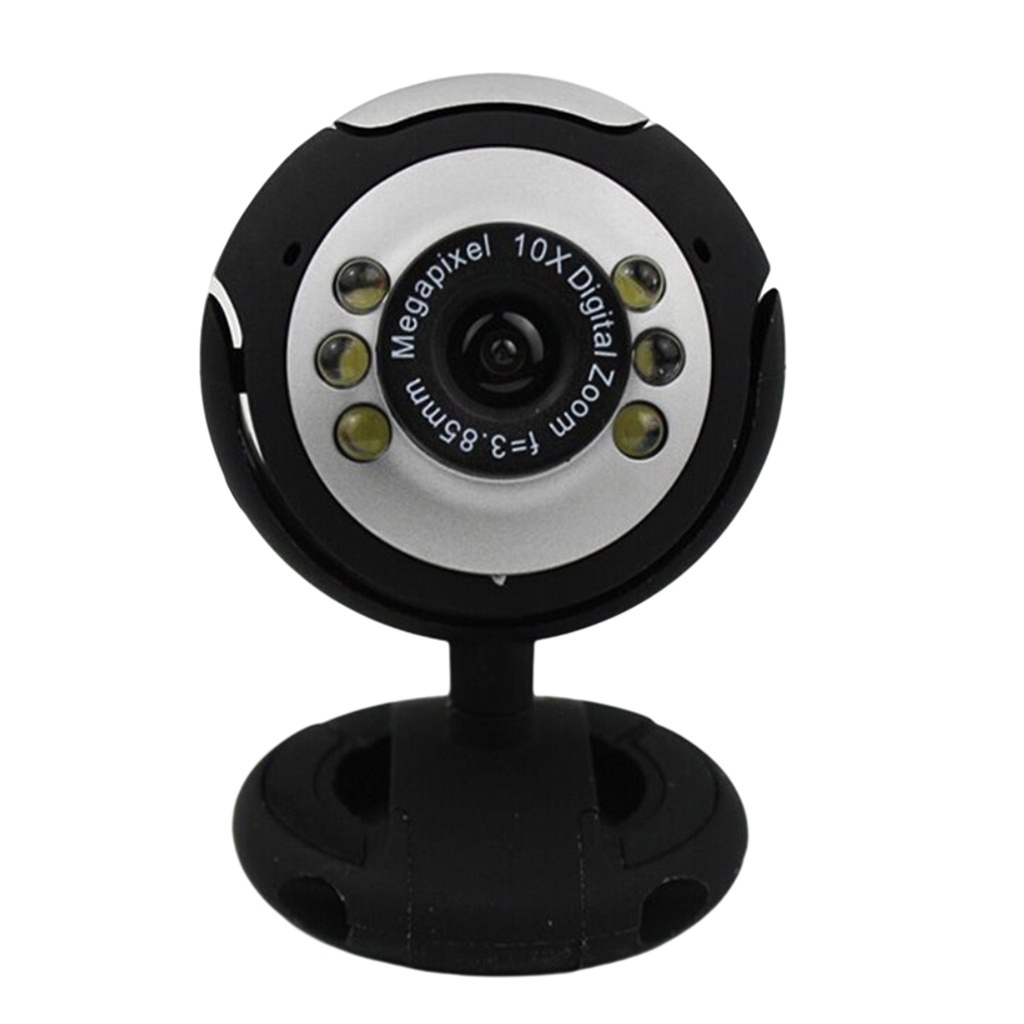 Webcam 10X Lzdjhyke1 USB 2.0 Kẹp Máy Tính Có Micro Cho PC