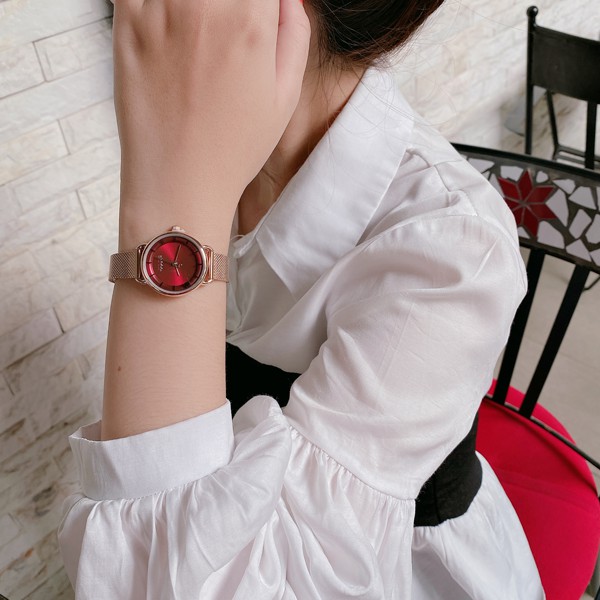 Đồng hồ nữ Julius Hàn Quốc JA-1268 dây Thép