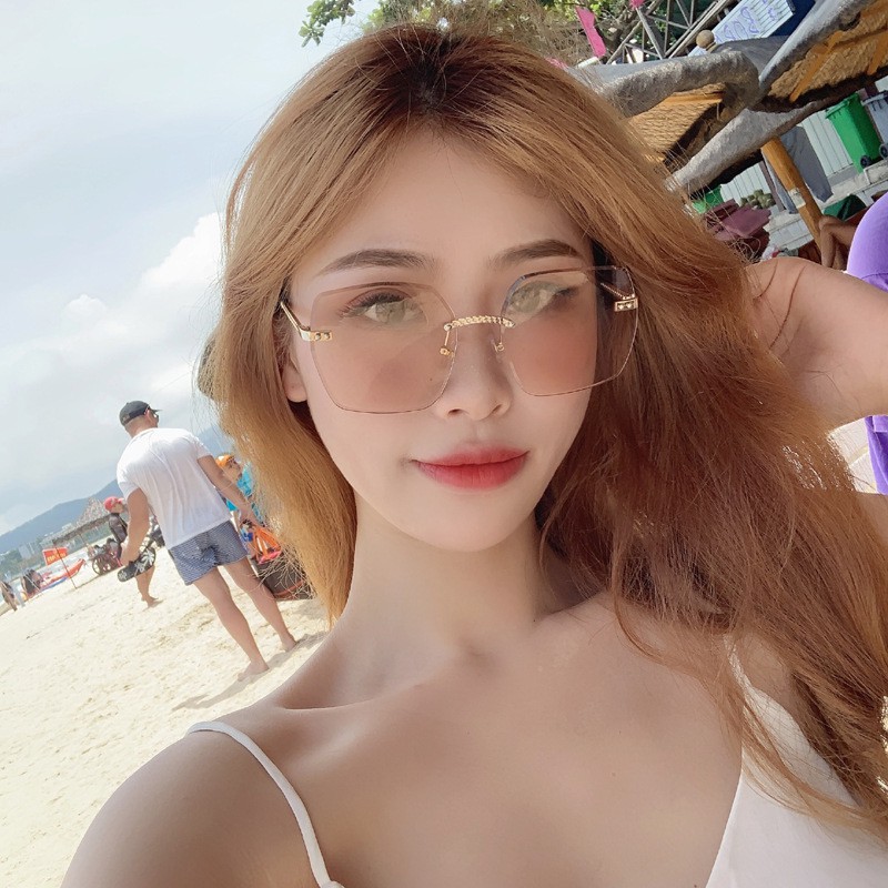 Kính mát nữ cao cấp bảo vệ mắt chống tia UV, kính râm nữ phù hợp đi biển và chạy xe 007