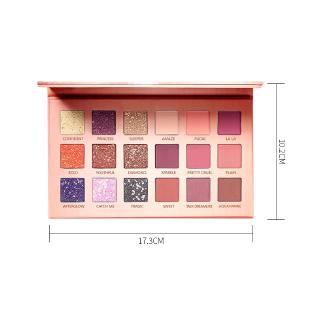 Phấn mắt Pudaier Mosaic 18 màu 207g
