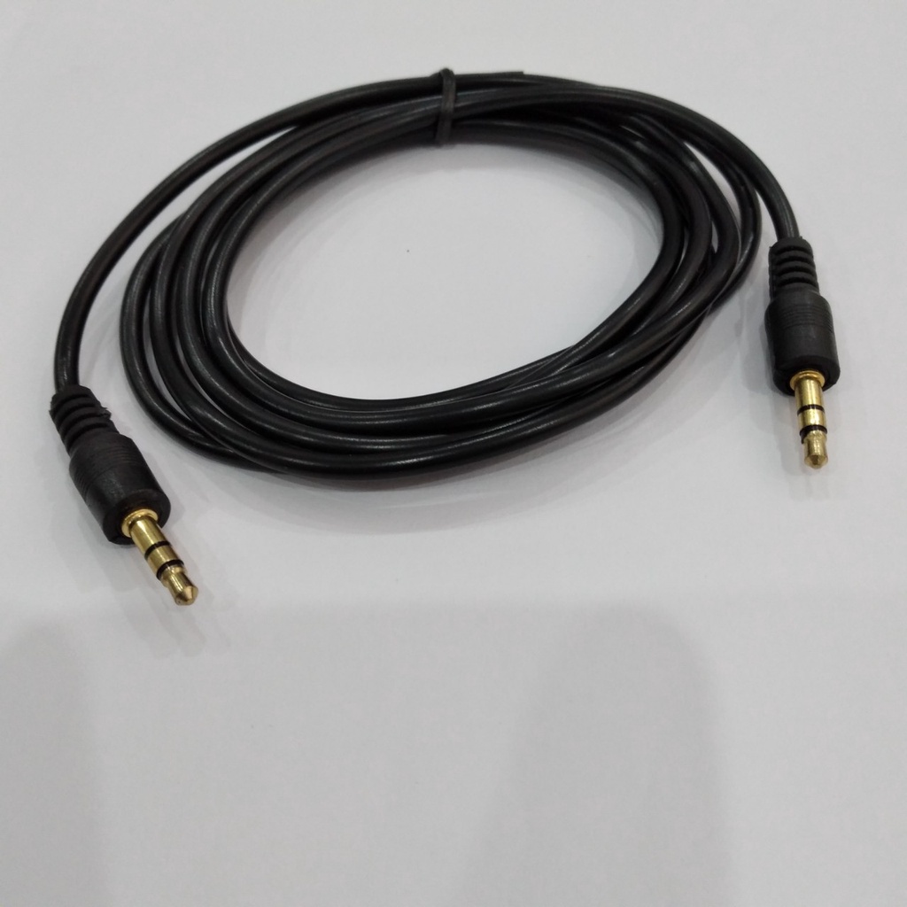 Dây loa 1 ra 1 jack 3.5 dài 1,5m dây loa 3.5 hai đầu đực