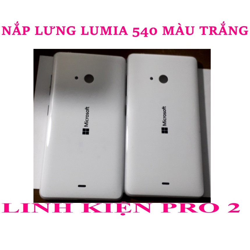 NẮP LƯNG LUMIA 540 MÀU TRẮNG