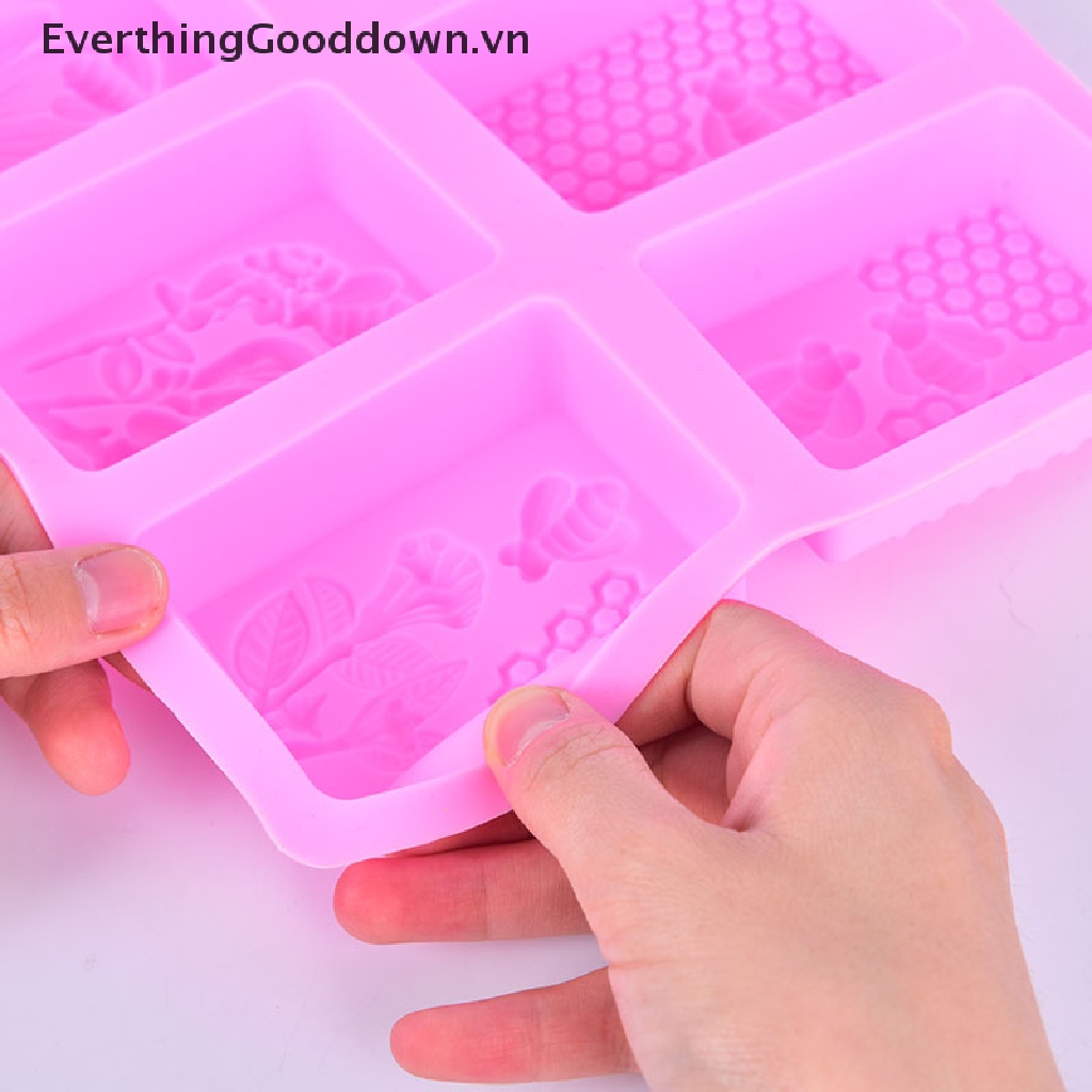 1 Khuôn Làm Xà Phòng Hình Con Ong 3d Bằng Silicone