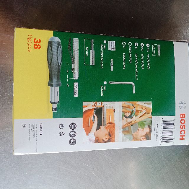 Bộ Vặn Vít 38 Món Bosch 2607019506 Chính Hãng