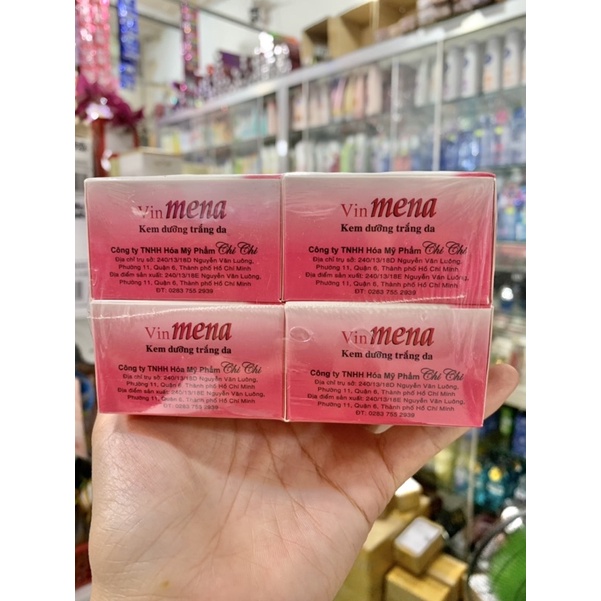 sỉ 1 lố 12 hủ kem mena chi chi xịn hủ 4,5g