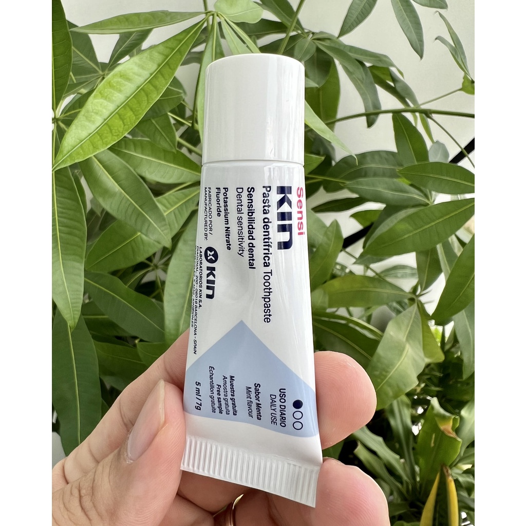 [Mini size 7g] Kem đánh răng Kin (Ortho Kin, B5, Sensi Kin, Gingival, Flour Kin Infantil, Whitening) size nhỏ