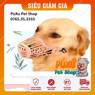 MUA RỌ MÕM CHÓ Bằng nhựa 😍FREESHIP 50K😍 không gây đau cho bé, có khóa nới chỉnh dây cho bé thoải mái nhất.