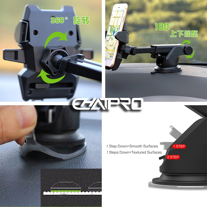 Giá Đỡ Điện Thoại Trên Xe Hơi, Trên Bàn XGear Car | BigBuy360 - bigbuy360.vn