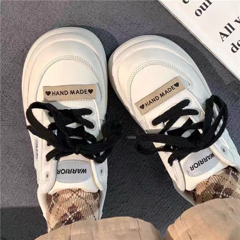 Giày Bánh Mì Nữ Hand Made WRAAIIORR Màu Trắng - ℂ𝔸𝕄𝕊𝕋𝕆ℝ𝔼