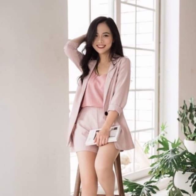 [Ảnh thật/Video] SET VEST/BLAZER KẺ SỌC HÀN QUỐC | BigBuy360 - bigbuy360.vn