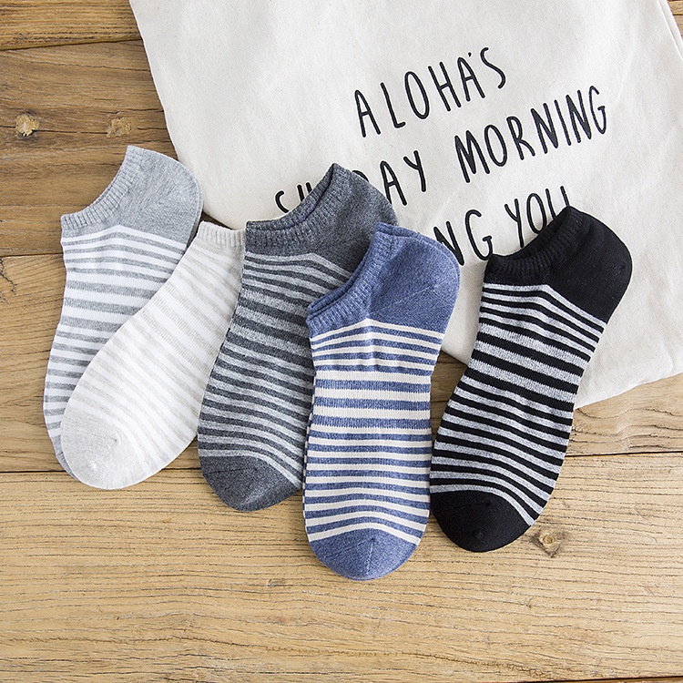 Vớ Cổ Cao Họa Tiết Sọc Màu Sắc Thời Trang Cho Cặp Đôi WAFNHA D213