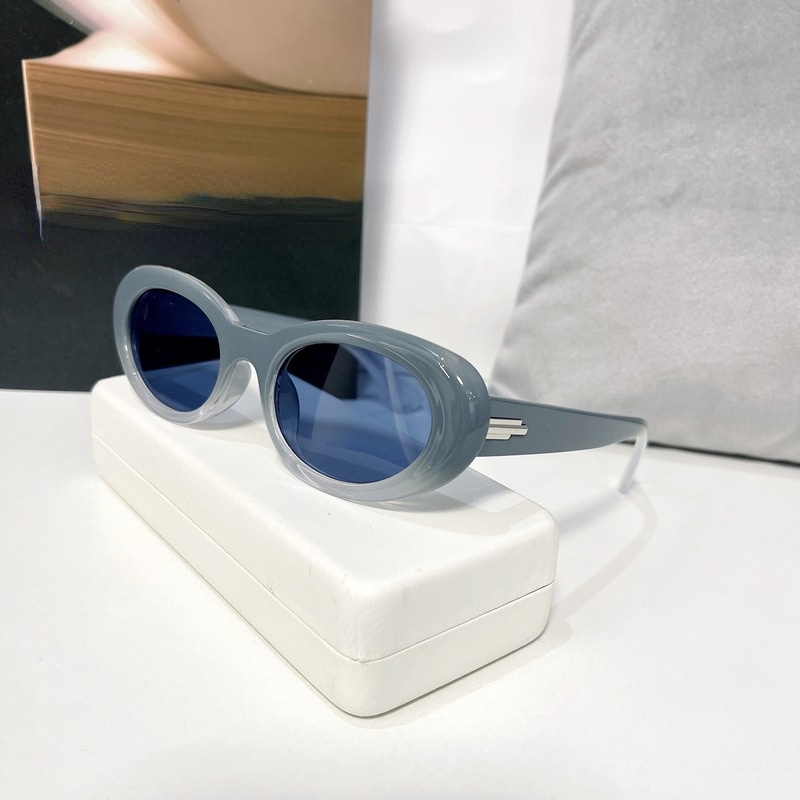 Kính Mát Gọng Oval Thời Trang Cổ Điển