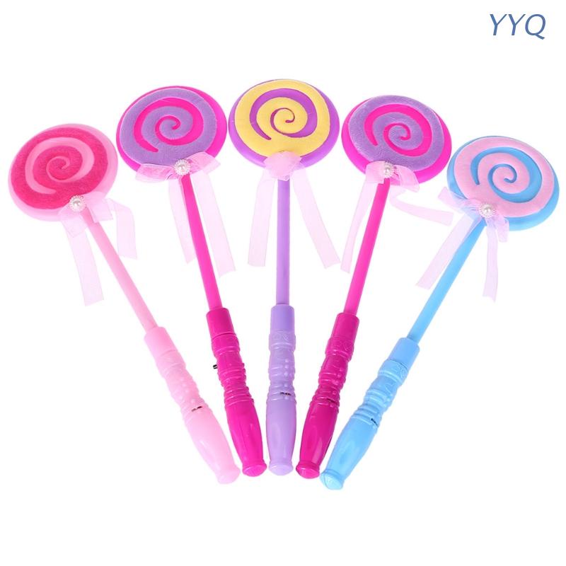 Gậy Phát Sáng Đèn LED Nhiều Màu Sắc Kiểu Dáng Cây Kẹo Lollipop