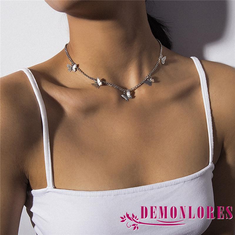 Vòng Cổ Choker Hình Bướm Thời Trang Cho Nữ
