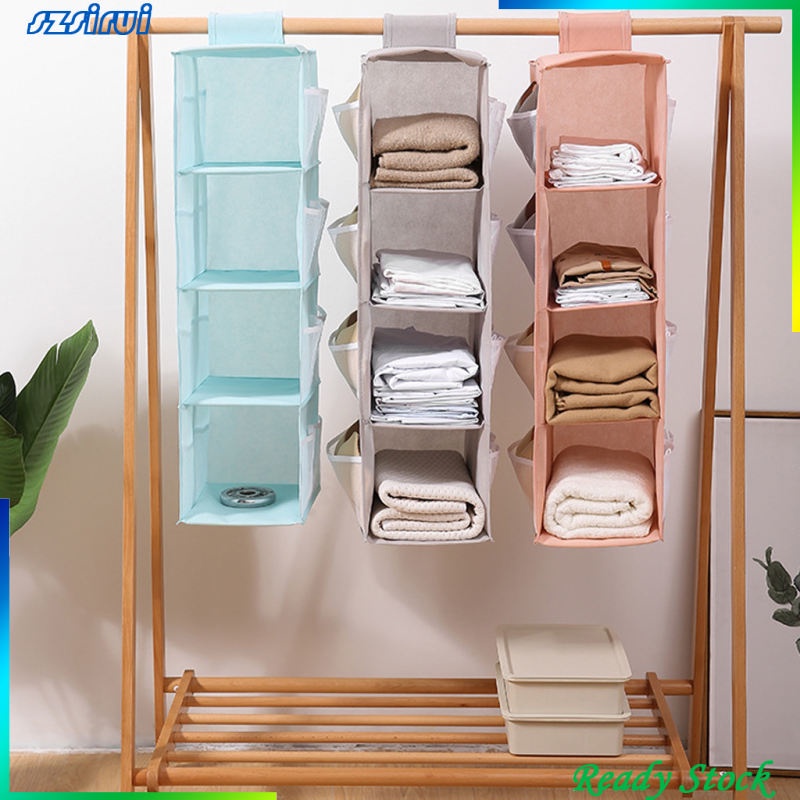 Giá Treo Tủ Quần Áo Nón Quần Áo Có Túi Đựng Dễ Dàng Lắp Đặt