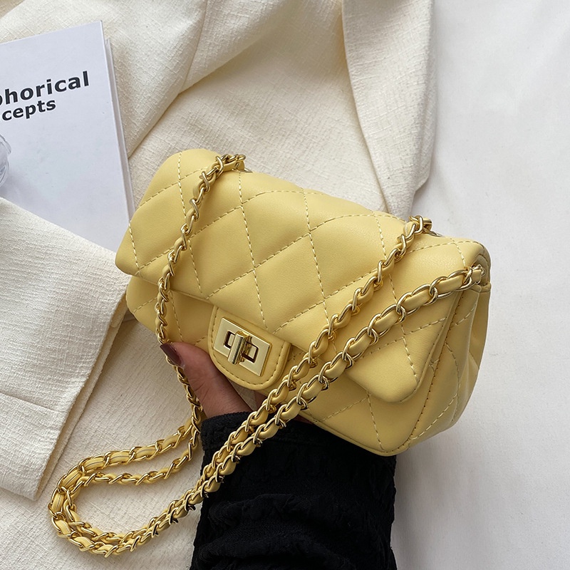 Túi Đeo Chéo Vai Thêu Họa Tiết Dây Xích Thời Trang Mùa Hè Hàng Mới Dành Cho Bạn Nữ 2022