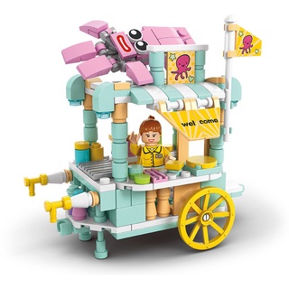 Bộ Đồ Chơi Xếp Hình Phong Cảnh Đường Phố Phát Triển Trí Não Cho Bé